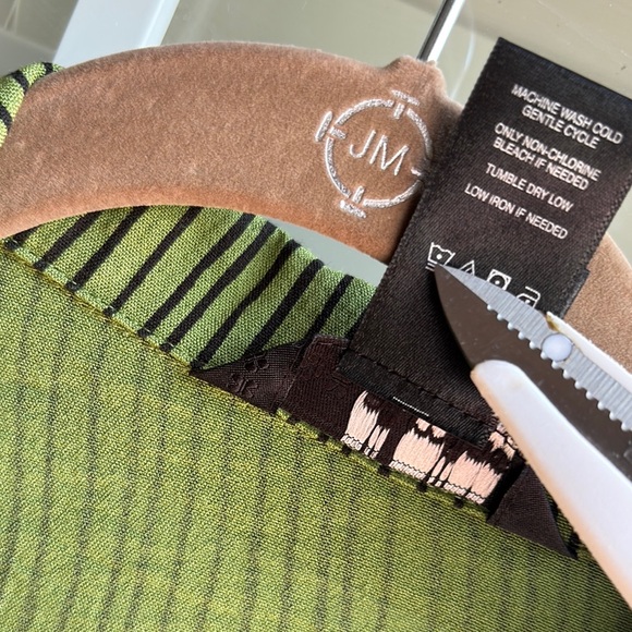 Ali Miles Green Casual Button Down Shirt - Picture 4 of 10